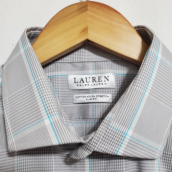Lauren Ralph Lauren Slim Fit Stretch Long Sleeve Button Down Shirt - Picture 6 of 6